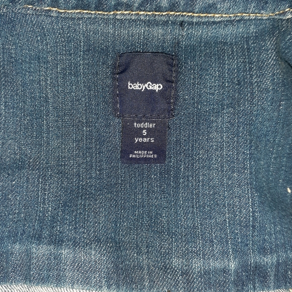 Toddler's Baby Gap Jean Jacket - Size 5 - Picture 3 of 3